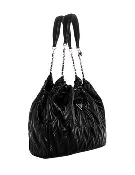 Guess Bolso Eda Large Hobo Black