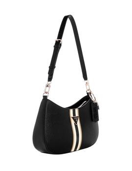 Guess Bolso Noelle Top Zip Shoulder Bag Black