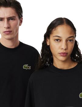 Lacoste  Camiseta Tee-Shirts & Cols Roules Noir