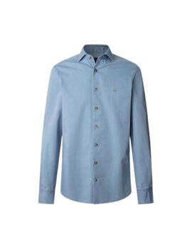 Hackett Shirt Light Denim Blu