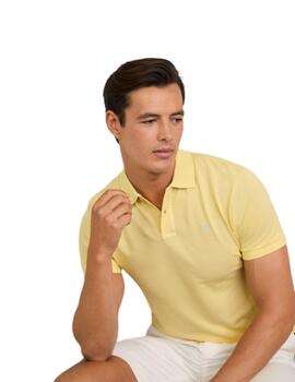 Hackett S/S Polo Soft Yellow