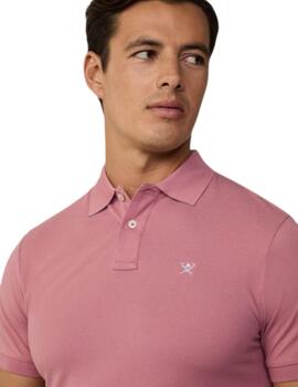 Hackett S/S Polo Crushed Berry R