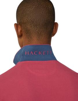 Hackett S/S Polo Cranberry Pink