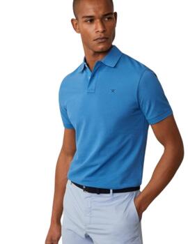 Hackett S/S Polo Pacific Blue