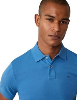 Hackett S/S Polo Pacific Blue