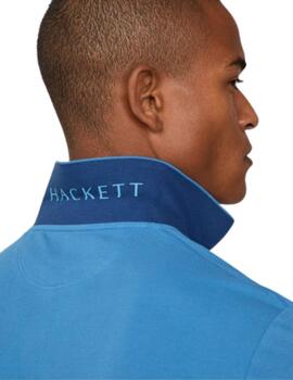 Hackett S/S Polo Pacific Blue