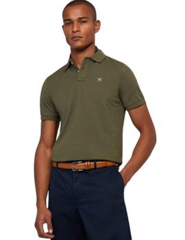 Hackett S/S Polo Thyme Green