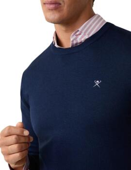 Hackett Knitwear Ink Blue