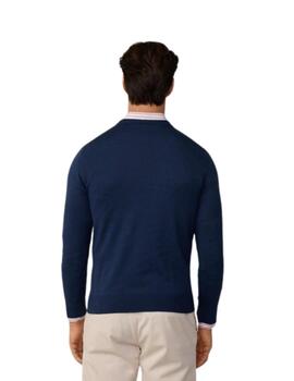 Hackett Knitwear Ink Blue