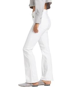 Cambio Pantalon  Paris Flared Pure White Stone