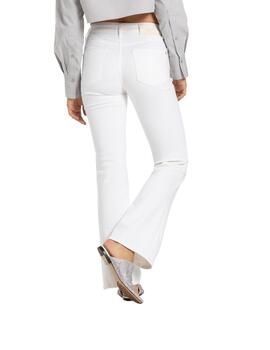 Cambio Pantalon  Paris Flared Pure White Stone