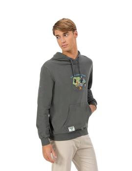 El Pulpo Sudadera Capucha Estampado Campfire Antra