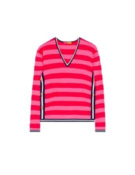 Vilagallo Punto JERSEY RY COL RAYAS ROJO ROSA