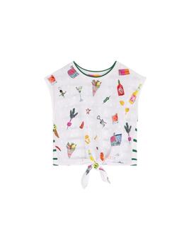 Vilagallo Camiseta ALIZA APERITIVO PRINT JACQ