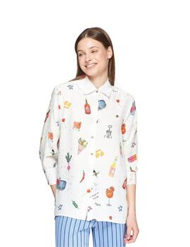 Vilagallo Camisa MARIELA APERITIVO PRINT JACQ