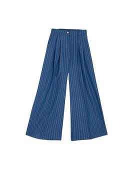 Vilagallo Pantalon PALAZZO DIPLOMATICO DENIM