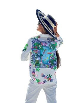 Vilagallo Camisa MAFALDA PISCINA PRINT