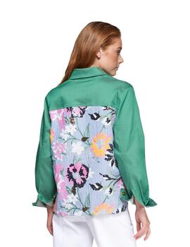 Vilagallo Chaqueta OLIVIA BORDADO FLORES LENTE