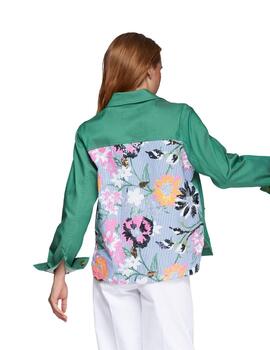 Vilagallo Chaqueta OLIVIA BORDADO FLORES LENTE