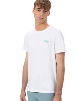 El Pulpo Camiseta Estampado Surfing Waves Blanco P