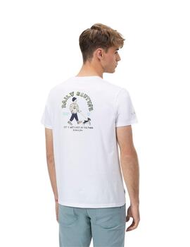 El Pulpo Camiseta Estampado Daily Routine Blanco P