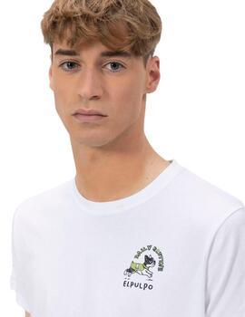 El Pulpo Camiseta Estampado Daily Routine Blanco P