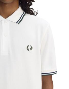 Fred Perry  Polo Swhit/Tnsbl/Crtg