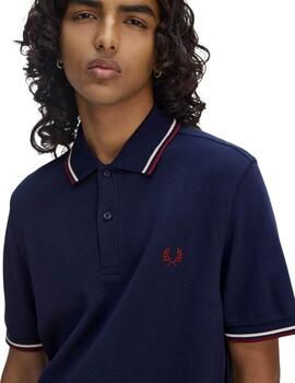 Fred Perry  Polo Tnsbl/Ecru/Oxblo