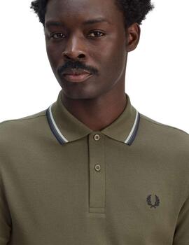 Fred Perry  Polo Lrlwgr/Lgic/Tblu