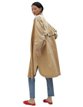 Lola Casademunt Trench Beige Cordón Ajustable Deta