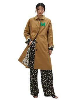 Lola Casademunt Trench Parches Camel