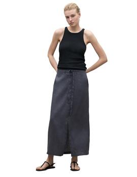 Ecoalf Laraalf Skirt Woman Mountain   Asphalt