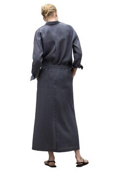 Ecoalf Laraalf Skirt Woman Mountain   Asphalt