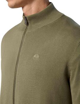 North Sails  Punto Full Zip  Knitwear 12Gg  Deep G