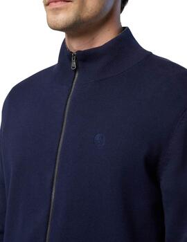 North Sails  Punto Full Zip  Knitwear 12Gg  Navy B