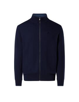 North Sails  Punto Full Zip  Knitwear 12Gg  Navy B