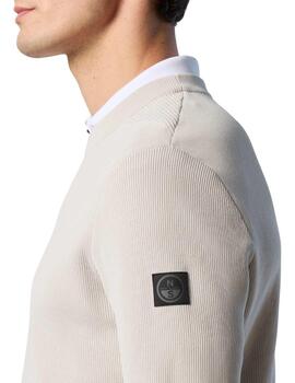 North Sails  Polo Crew Neck Knitwear 12Gg  Vapor G