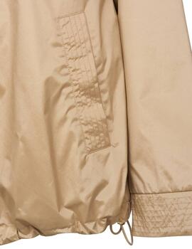 Geox W Dandra Mid Jkt - Soft Shiny Warm Sand