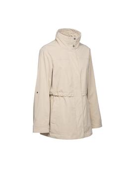 Geox W Claudin Jkt - Emerized Poly Brown Rice