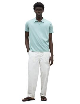 Ecoalf Enzoalf Polo Man Washed Green