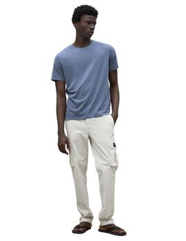 Ecoalf Ventaalf T-Shirt Man Asphalt   Blue Klein