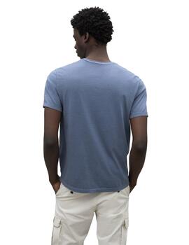 Ecoalf Ventaalf T-Shirt Man Asphalt   Blue Klein