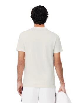 Lacoste Camiseta Tee-Shirts & Cols Roules Farine/F