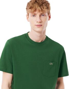 Lacoste Camiseta Tee-Shirts & Cols Roules Vert