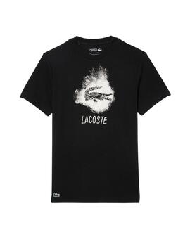 Lacoste Camiseta Tee-Shirts & Cols Roules Noir