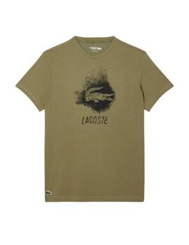 Lacoste Camiseta Tee-Shirts & Cols Roules Kaki