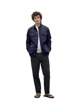 Ecoalf Saharaalf Jacket Man Deep Navy