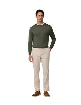 Hackett Trousers Linen Beige