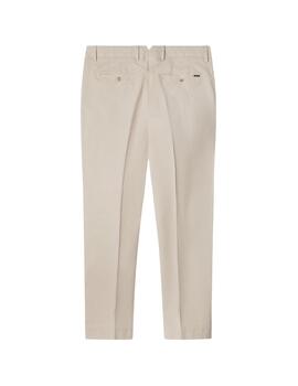 Hackett Trousers Linen Beige