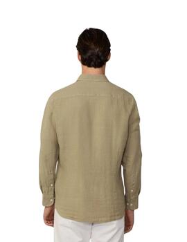 Hackett Shirt Light Khaki Gre